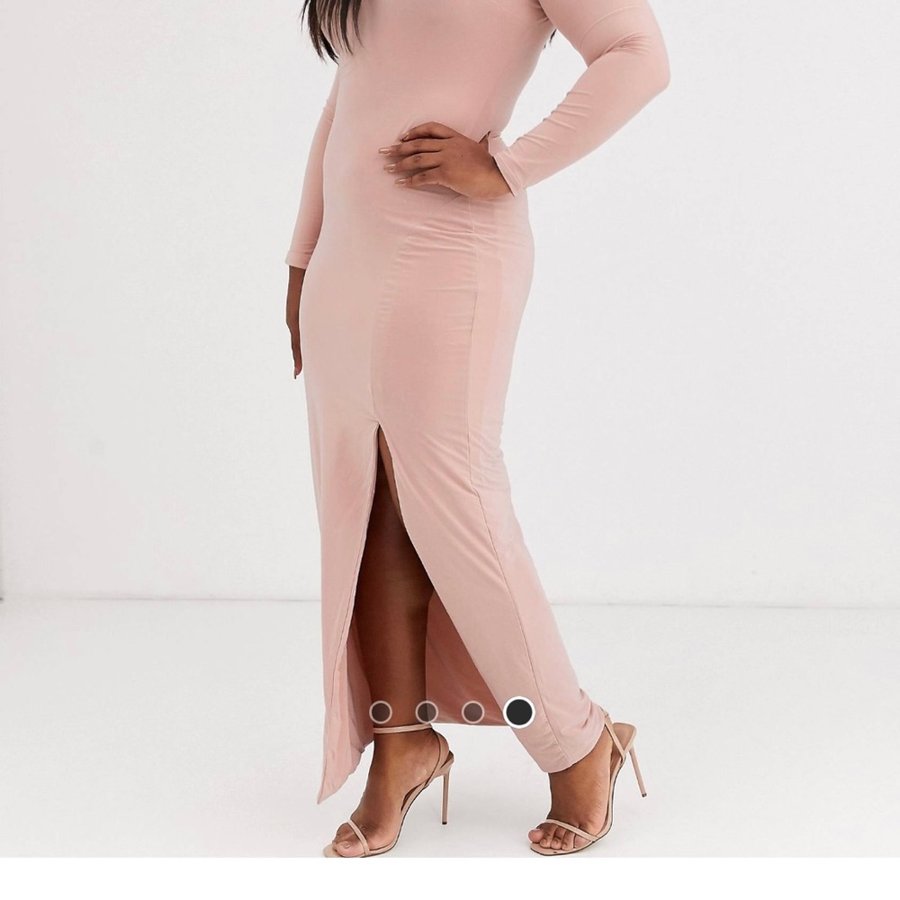 ASOS High neck Long sleeve maxi dress - Picture 6 of 11